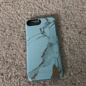 Blue marble otter box case